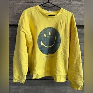 MOTHER Yellow Sweatshirt - L